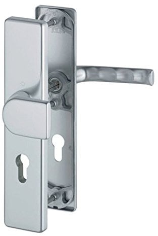 Hoppe Schutzgarnitur London 78G/2222A/2440/113 | Ausführung: Wechselgarnitur | Entfernung (mm): 92 | Oberfläche: Aluminium F2