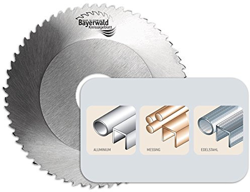 Bayerwald - HSS-E Kreissägeblatt - Ø 80 mm x 1,8 mm x 16 mm | Bogenwechselzahn (64 Zähne) | passend für GF Rohrsäge