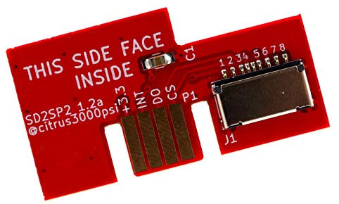 Deal4GO SD2SP2 Micro SD Card Adapter 1.2A SDLoader Mod for Nintendo Gamecube NGC Serial Port 2 MicroSD Card Adapter (3rd Party)