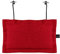 LILENO HOME Palettenkissen Set Rot - Deko-Kopfkissen 22x35 cm - Polster für Europaletten - Palettenkissen Outdoor als Sitzkissen für Palettenmöbel