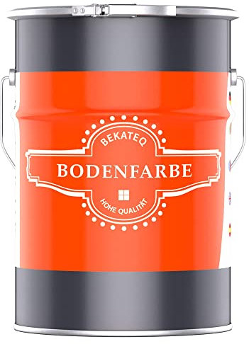 BEKATEQ Betonfarbe Weiss 20 l Bodenbeschichtung & Fußbodenfarbe für außen & innen I Bodenfarbe, Betonversiegelung & abriebfester Bodenbelag für Werkstattboden, Keller, Garage & Industrie BE-700