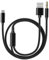 TargetGo [Améliorer] Câble Aux pour iPhone, câble audio de charge 2-en-1 pour iPad, câble Aux Jack 3,5 mm fonctionne avec les écouteurs de haut-parleur stéréo de voiture (3,94 pi)