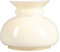 Petroleumglas Lampenglas Ø 100mm Ersatzglas Vestaschirm Glasschirm Opalglas Leuchtenglas für Petroleumlampe Beige