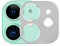 Protector de Cámara Metálico Compatible con iPhone 11. [Cobertura Completa] Protector de Cámara Trasera. Anti-Rasguños, Anti-Polvo Accesorios de iPhone 11(Plata)