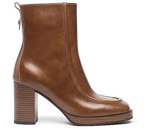 Nero Giardini I308193D Tronchetti Donna in Pelle - Cuoio 40 EU