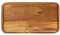 Woodpool Plateau de service en, assiette creuse rectangulaire en bois, assiette à fruits, soucoupe, plateau à thé, assiette à dessert