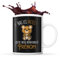 Planetee Tasse Prénom personnalisable Ours bas les pattes| Mug café ou thé idée cadeau personnalisé drôle et original pour collègue de travail famille et amis