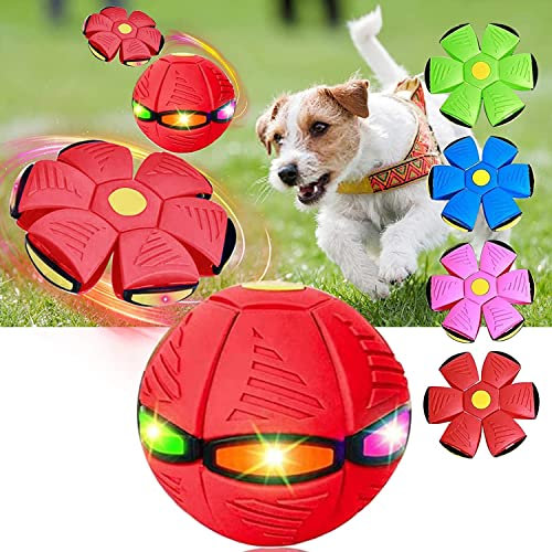 LANRUE Boule soucoupe volante pour animal de compagnie, soucoupe volante pour chien, jouet pour animal de compagnie, soucoupe volante pour chien, soucoupe volante pour chien, balle soucoupe volante