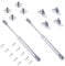 2PCS Amortiguadores de Gas 120N, pistón de gas para puertas, gato neumático para muebles, Bisagra de pistón Gas, Pistones a Gas Muebles Cocina Amortiguadores Muebles Bisagras Puertas Cocina