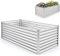 GiantexUK Metal Raised Garden Bed, Elevated Planter Box with Open Bottom & Rubber Wrapped Edges, Outdoor Flower Pots Grow Box Container for Vegetables Herbs Plants (180x95x60cm, Rectangular)