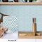 Fantasnight Tile Stickers Blue, Wave Vinyl Stick on Tiles Matt 15x15cm 12Pcs, Self Adhesive Wall, Waterproof Peel and Stick for Bathroom, Removable Backsplash for Kitchen
