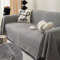 FANSU Sofabezug L Form 1 2 3 4 Sitzer, Reversibel Twill Sofaüberwurf Decke Ecksofa Couch Bezug Sofaschoner Sofa Decken Einteiliger Couch Überwürf (Grau,2 Sitzer Plus(180x260cm)