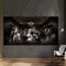 YHODCUIF Bild auf Leinwand, Poster, berühmte Gangster, Filmplakat, 50 x 70 cm, ohne Rahmen