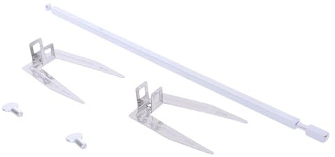 YUOIUX Stainless Steel Grills Rotisserie Forks Meat Spit Rods Barbecue Rotating Rotisserie Rack for BBQ Outdoor