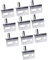 Gadpiparty 10Pcs Heavy Duty Door Hinges Simple Silver Pivot Hinge for Wood Doors Easy to Install Durable Accessories for Bedroom Living and Mansion Use