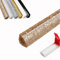 Moulure murale, moulure quart de rond autocollante, 5 m, mastic et bandes en résine flexible, for bordures de sol et de carrelage, bande de calfeutrage étanche for plafond, comptoir et cabine(Champagn