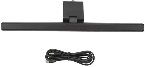 ZJchao LED-Monitor-Lichtleiste für Computer, 33 Cm Große, Augenschonende Schreibtischlampe mit Blaulichtfilter, Einstellbare Helligkeit für die Beleuchtung von Laptop-Displays