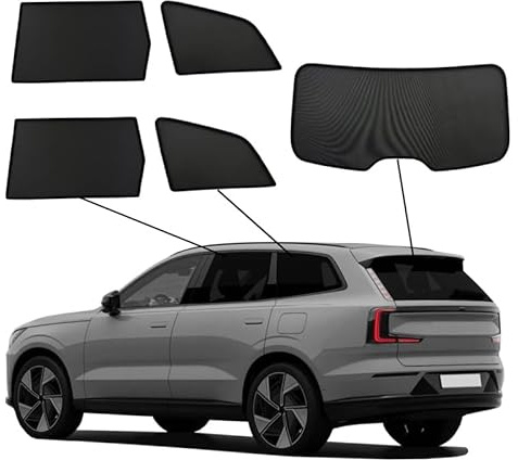 SunClip Sicht- & Sonnenschutz passgenau | kompatibel mit Volvo EX90 (356) 2022-