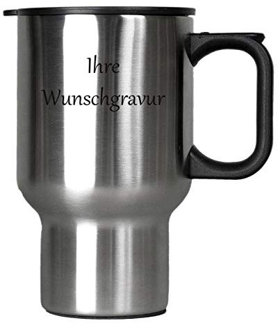 Relags Edelstahl Thermobecher 'Auto' - 0,45 L, mit persönlicher Wunschgravur
