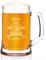 Herz & Heim® Bierkrug mit Gravur des Namens für Feuerwehrmänner, Jäger, Fußballer, Biker und Angler Angler