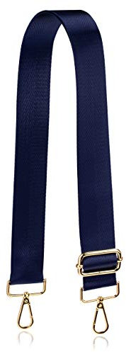 Allzedream Taschengurt Crossbody Bag Damen Breiter Gurt Zum Wechseln Einstellbar Umhängetasche (Navy)