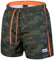 Mount Swiss Männer Badehose Dario mit seitlichen Taschen Gesäßtasche I Modische Herren Shorts Schwimmen Freizeit Wassersport I Badeshorts in der Farbe Hellgrün, Größe XL