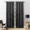 Yorkshire Bedding Grey Blackout Curtain 66 x 72 Room Darkening Eyelet Crushed Velvet Curtains for Bedroom Decor Window Curtains + Tie Backs (168cm x 183cm)