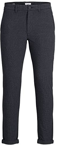 JACK & JONES Herren Jjimarco Jjstuart Akm 1048 Black Noos Hose