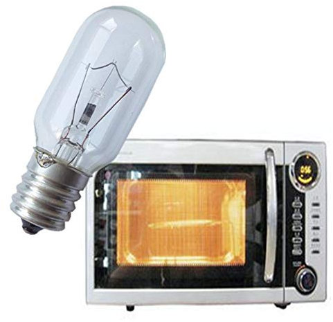 Stronrive Bombillas Halógenas E17 40W para Horno Y Microondas, 2700K Tolerante Al Calor 300 °, para Microondas Y Horno, Lámpara De Sal, Sin Parpadeo
