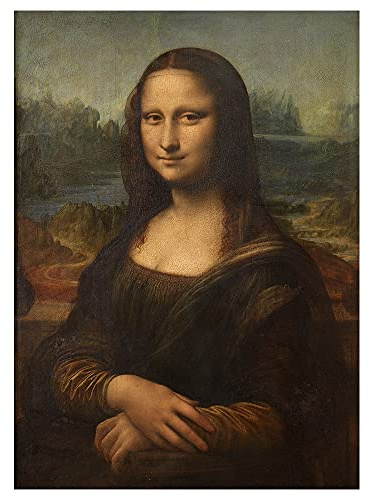Legendarte - Kunstdruck auf Leinwand - Mona Lisa (La Gioconda) Leonardo da Vinci - Wanddeko, Canvas cm. 60x85