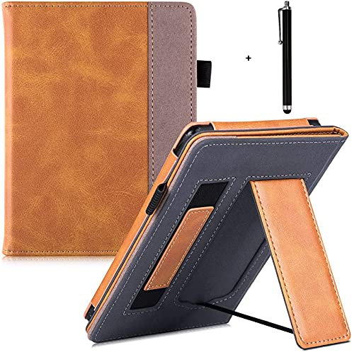 Housse Étui pour 6” Kindle Paperwhite - Coque de Protection Intelligente avec Dragonne, Support Pliable, Veille/Réveil Automatique, Compatible avec Toutes Les générations de Paperwhite Avant 2021