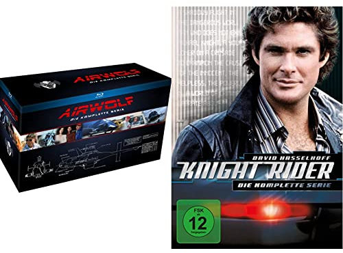 Airwolf - Die komplette Serie [Blu-ray] (exklusiv bei Amazon.de) & Knight Rider - Die komplette Serie [26 DVDs]