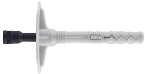 INDEX A PERFECT FIXING - AISS10090 【AIS-S】Cheville avec clou métallique pour fixation mécanique des panneaux isolants et réhabilitation des façades (SATE), homologué ETA, Ø10 x 90 mm, Boîte de 200