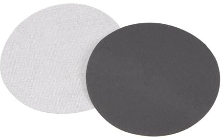CoCud Hook and Loop Sanding Discs, 5 Inch 125mm Sandpapers 400 Grit Silicon Carbide Finishing Discs - (Applications: for Wood Metal Drywall), 5 Pieces