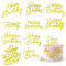 Rierousy 10 Stück Happy Birthday Tortendeko, Tortendeko Geburtstag, Acryl Kuchen Deko Geburtstag, Happy Birthday Cake Topper Gold für Kinder Cupcake Erwachsene Birthday
