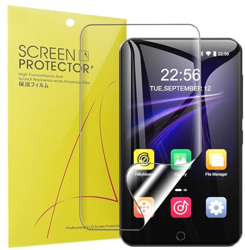 Blueshaweu Oilsky M303 Lot de 6 films de protection d'écran transparents en TPU pour lecteur MP3 Oilsky M303 WiFi 4,0 (4)