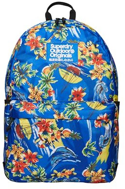 Superdry Damen Montana Rucksack mit Print Delfin Ozean 1SIZE