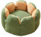 YAPAILANG Cactus Flower Cat Scratching Mat & Bed - Soft, Washable, Kitten Lounger Cushions for Small Dogs & Cats