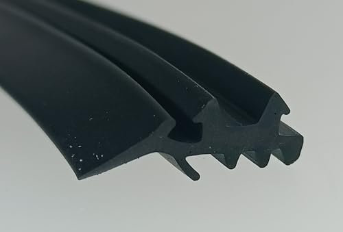 Lippendichtung L-4 Ersatzdichtung für Stegplatten-Profile weichmacherfrei EPDM Carport Terrasse Sprossendichtung (35 m Rolle)