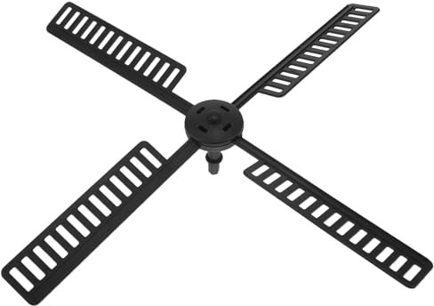 Yardwe Garden Windmill, 1 Set Plastic Wind Mill Leaf Fan Replacements for Garden Yard Windmill Leaves Ornaments Wind Mill Accessories