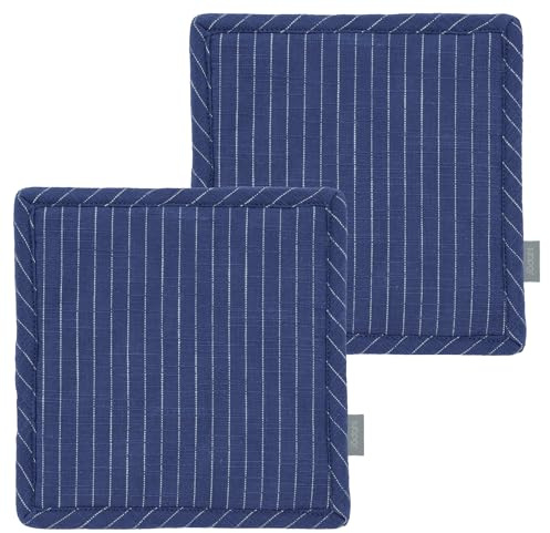 Södahl Organic Line Topflappen 20 x 20 cm 2 Stck. Royal Blue