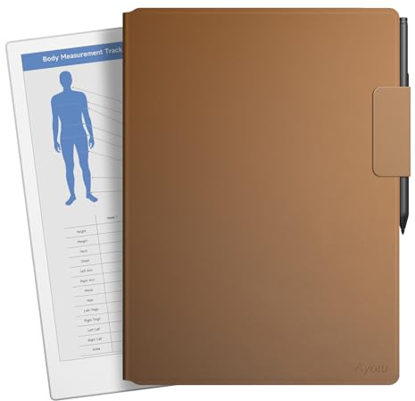 OLAIKE Magnetic Case for 11.8 Remarkable Paper Pro Color Paper Tablet (2024 Release), Slim Smart Premium PU Leather Book Folio with Pen Clasp, Bundle with Premium Membership (Brown)