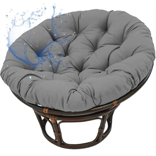 Aocase Rundes Wasserdichtes Sitzkissen Hängeschaukel Kissen Polster Autositzen und Gartenstühle Ideal für Outdoor und Indoor Einsatz in Hängehöhle Lesesessel oder Papasansessel,No08,110×110cm