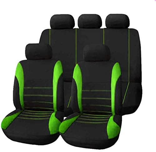 Für Opel Für Astra G H J F K Für Corsa B C D E Autositzbezug Schutz Für Insignia AB Für Mokka X Für Vectra A Für Zafira Sitzbezug Set(GRÜN)