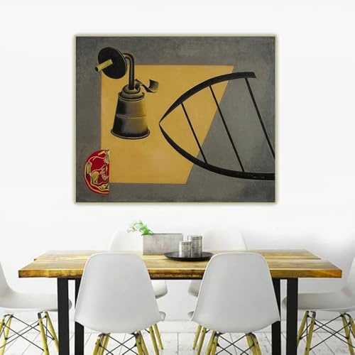 GKUVBF Joan Miró „Stillleben II“ Surrealismus Leinwandbild Kunstdruck Poster Wanddekoration (30x40cm/Rahmenlos)