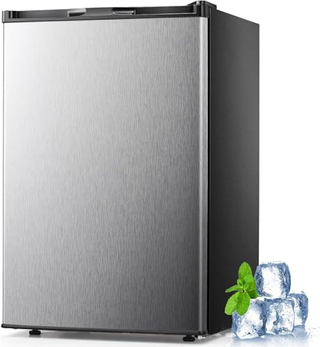 Electactic 3.0 Cu.ft Small Freezer, Mini Upright Freezer, Silver