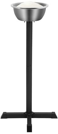 Synaiolma 42.3 in Portable Gym Chalk Stand, Freestanding Gym Chalk Bowl with Cross Base- - Ergonomic,Steel Chalk Stand, Deep Bowl Design for Gyms Sports Clubs Gymnastics Weight Lifting.