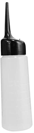 1 PC bouteille applicateur étanche en plastique Salon de nettoyage des cheveux Pot de lavage bouteille applicateur à longue pointe pour la couleur des cheveux, teinture (5 oz)