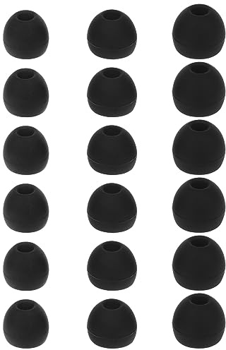 ZnttUu 18 Stück Silikon Ersatz Ohrhörer Ohrstöpsel Spitzen für Ohrhörer mit 3, 8 mm bis 4, 2 mm Düse, mittel, groß, S/M/L Ohrhörer Abdeckungen, Silikon Spitzen