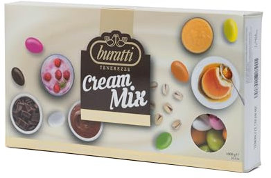 Buratti Confetti Tenerezze Cream Mix - Pacco da 1000 Grammi